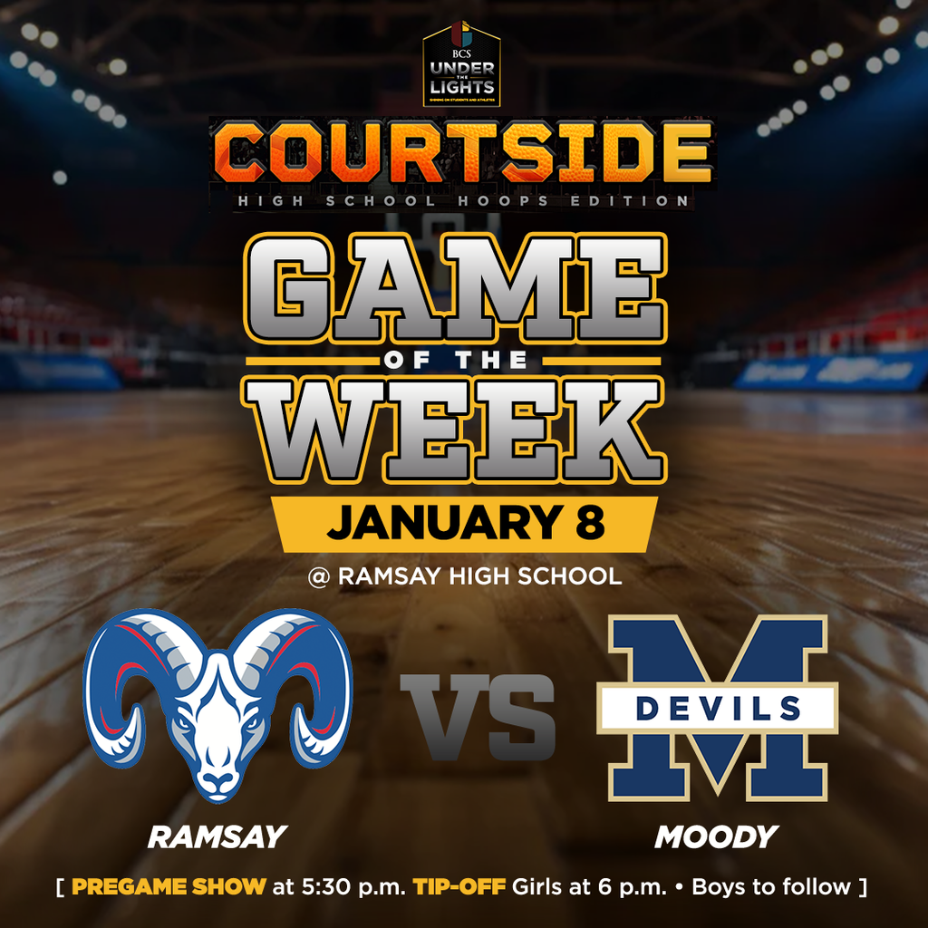 BCS UTL Courtside High School Hoops Edition Game of the Week January 8 Ramsay vs Moody