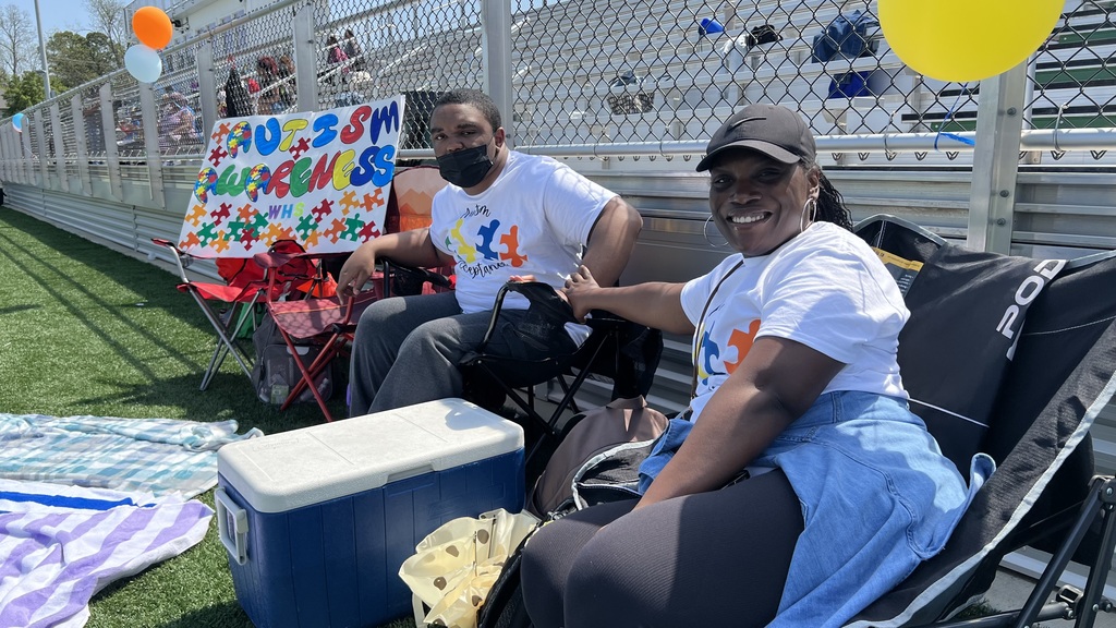 Our students had a great time at today's Autism Walk at Woodlawn High School!