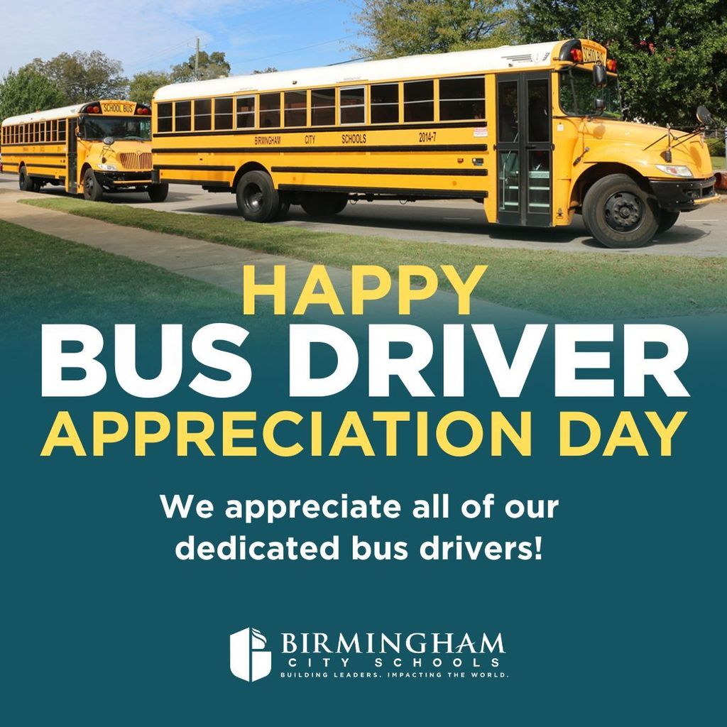 Happy Bus Driver Appreciation Day -- We appreciate all our dedicated bus drivers!