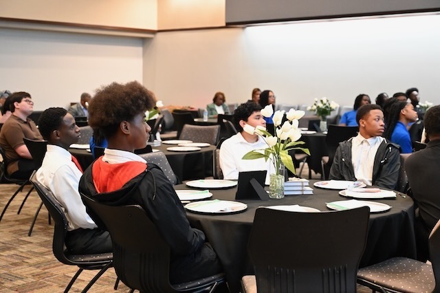 Carver students at NSBE luncheon