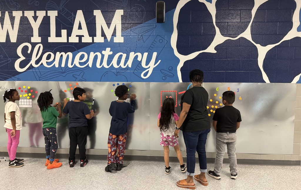 Murals and Magnetic Boards at Wylam Elementary School To Build a Culture of Math and Math Proficiency