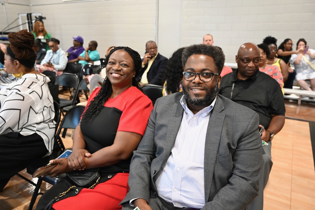 BCS CSFO Lula Maria Glover and Executive Assistant to the Superintendent Jesse Lee