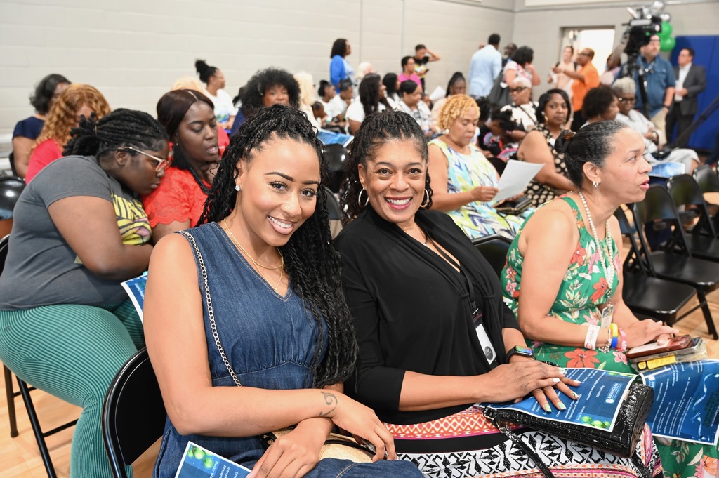 Constance Blalock and Karen Haynes from the BCS Curriculum and Instruction Department