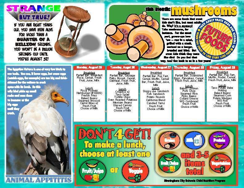 Menu August 2025 pg 2