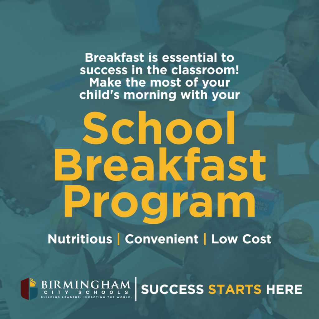 Breakfast is essential to success in the classroom! Make the most of your child's morning with your School Breakfast Program Nutritious Convenient Low Cost