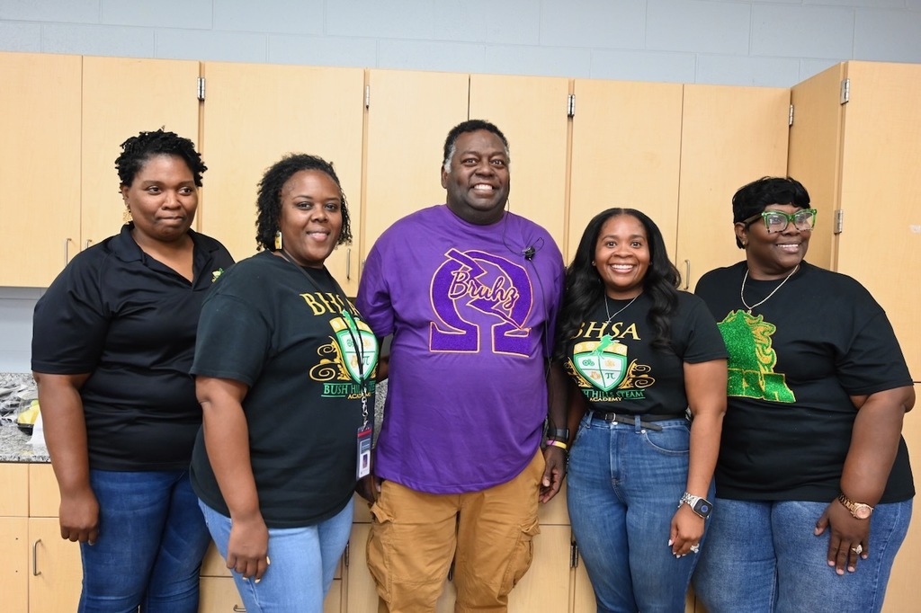 Faculty and staff of Bush Hills STEAM Academy
