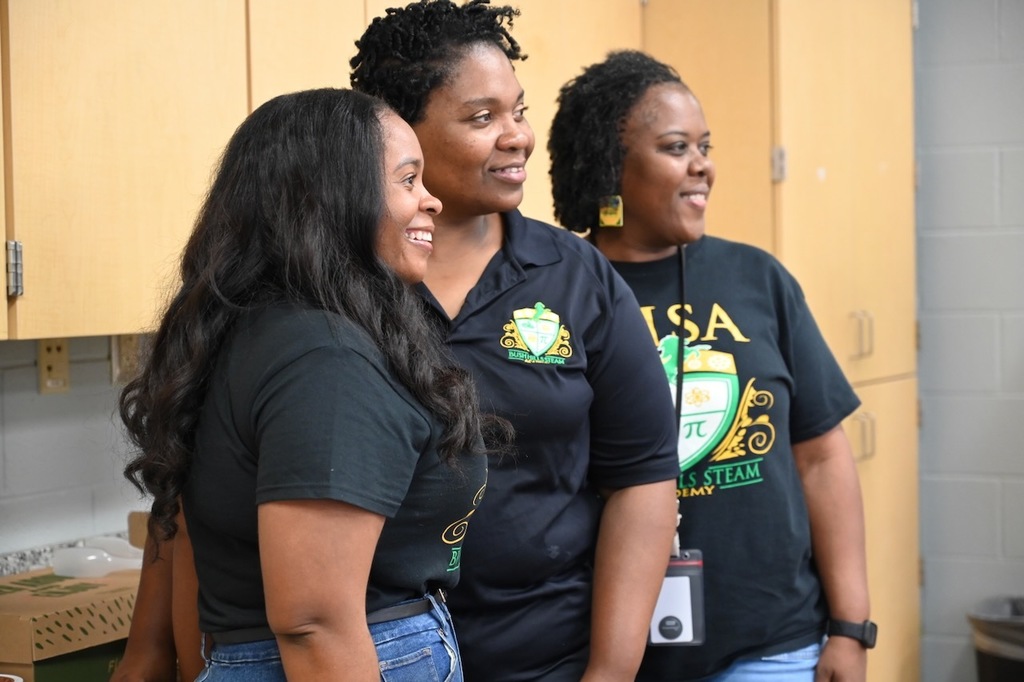 Faculty and staff of Bush Hills STEAM Academy