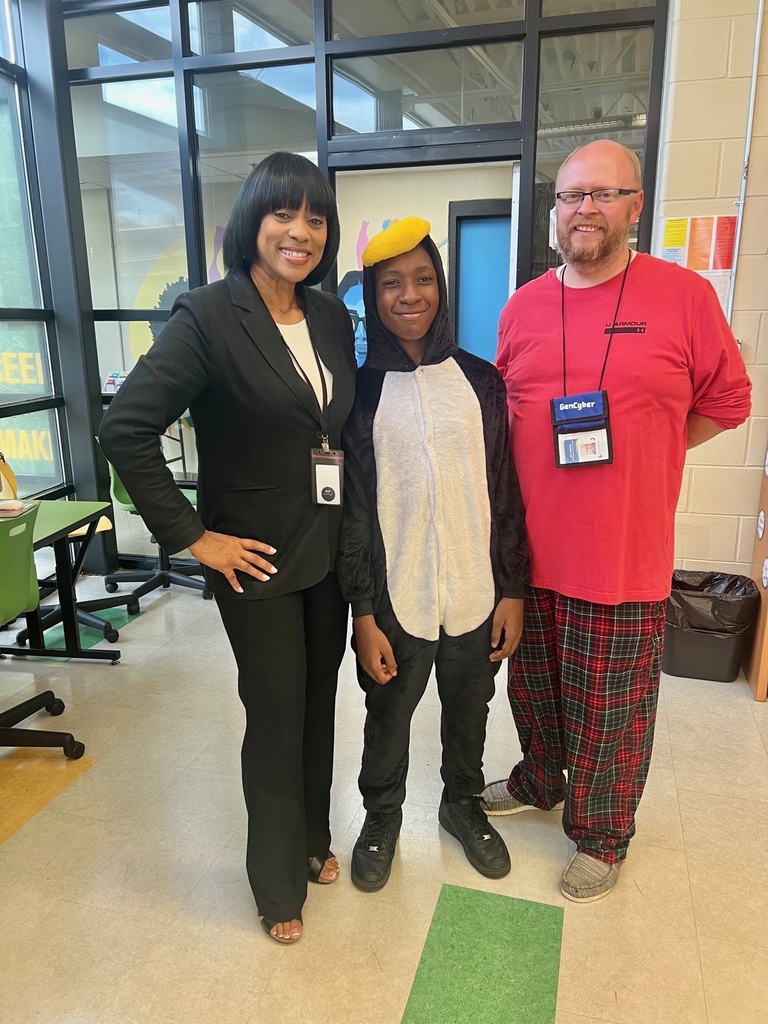 Evan Ransom on St Math and pajama day!!