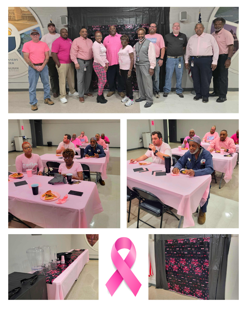 BCS Maintenance Department observes Breast Cancer Awareness Month.