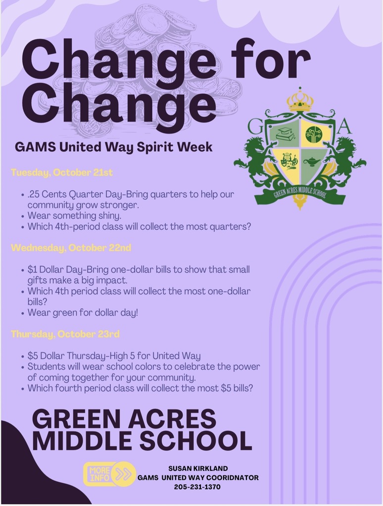 GAMS United Way Spirit Week
