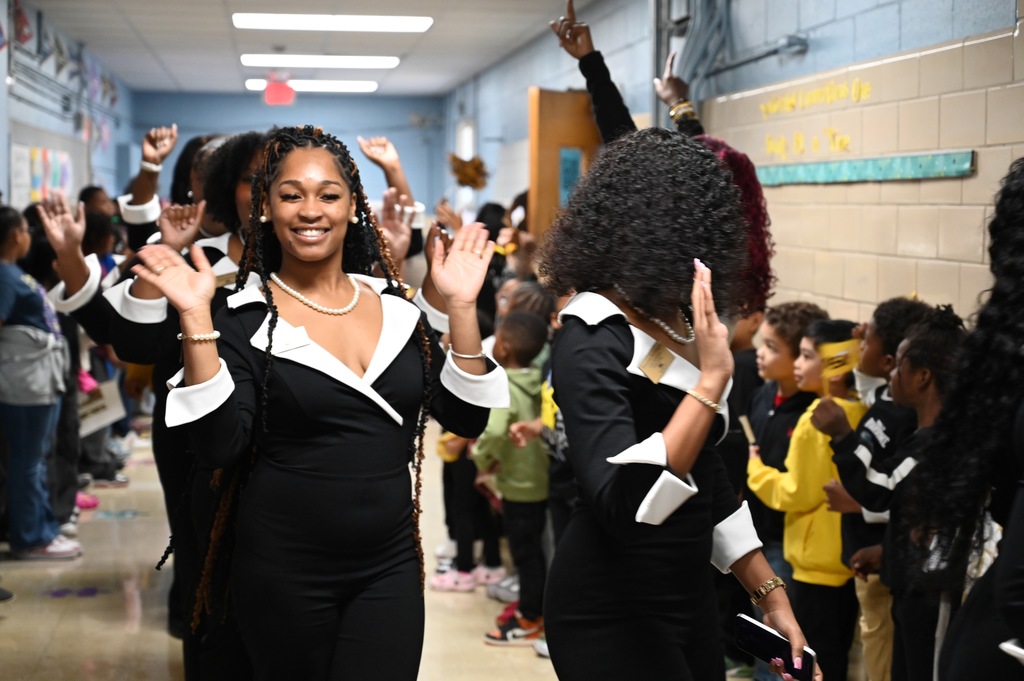 Alabama State University delegation visits W.J. Christian K-8 School