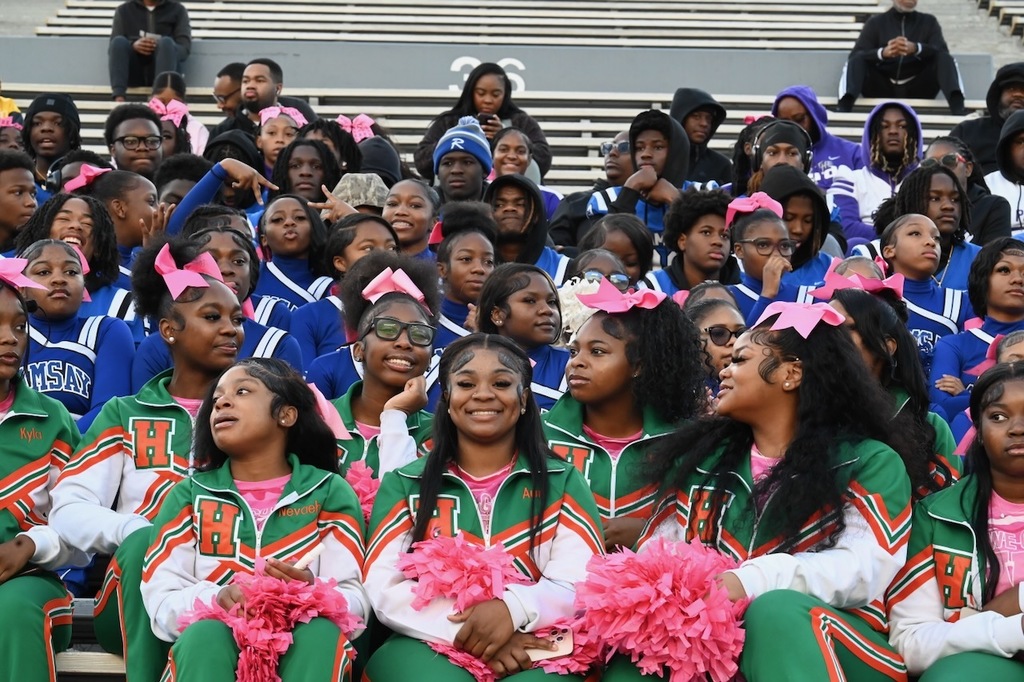 The BCS section at Legion Field for ESPN First Take taping