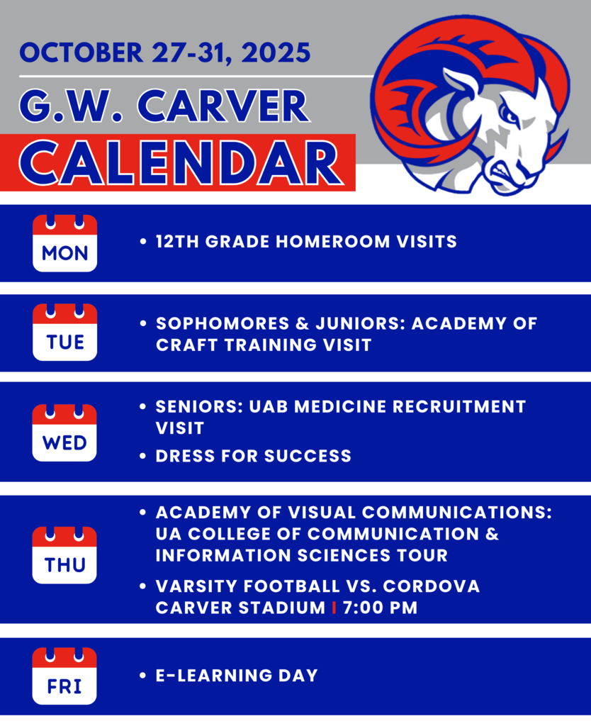 Carver Calendar