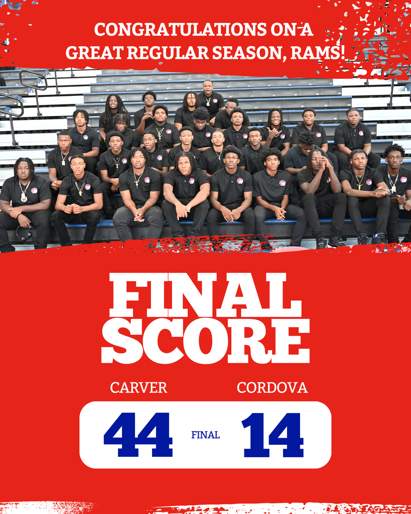Final Score - Carver vs. Cordova