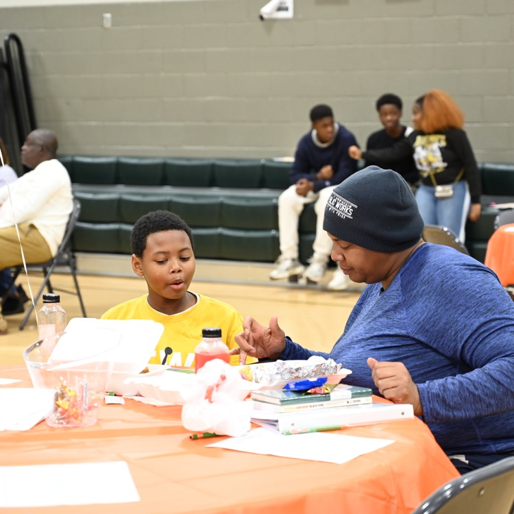 Fun with Math Night at Huffman Middle School