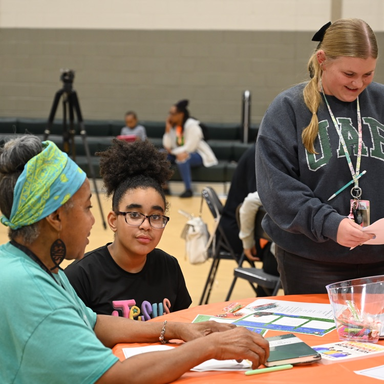 Fun with Math Night at Huffman Middle School