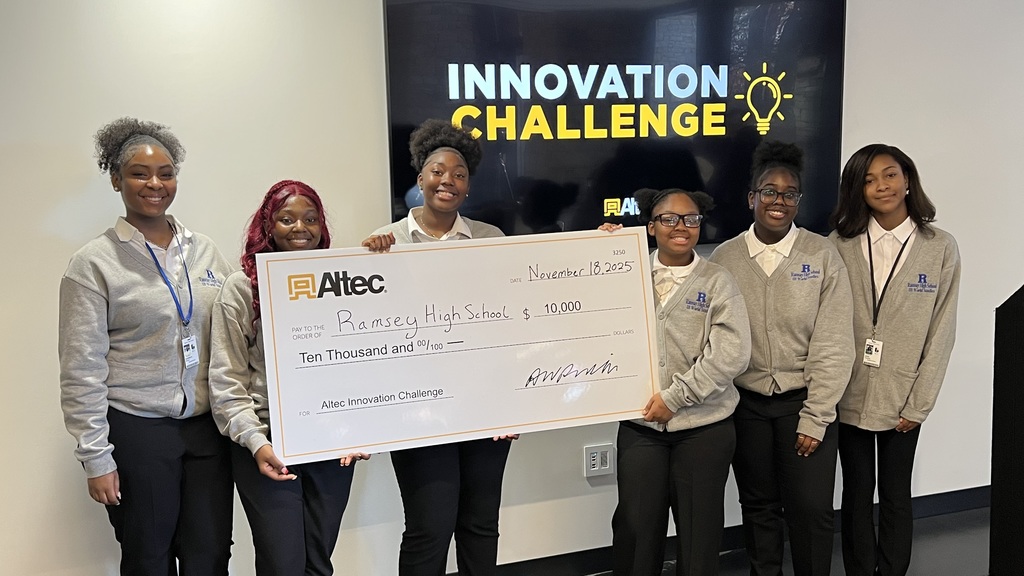 Ramsay High School wins the Altec Innovation Challenge and earns $10,000 to implement their idea!