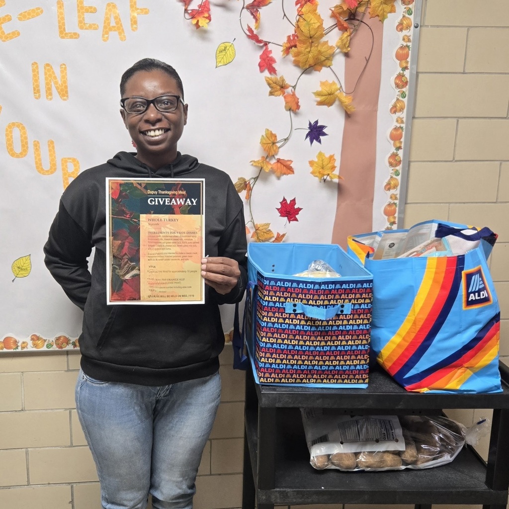 Sharon Lewis is the winner of the Dupuy Thanksgiving Meal Giveaway