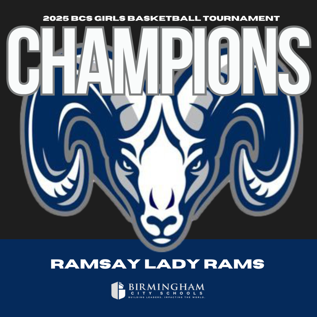 2025 BCS Girls Basketball Tournament Champions Ramsay Lady Rams