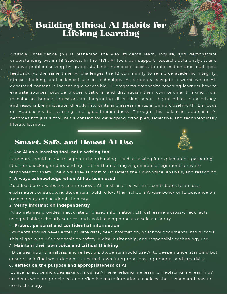 December MYP Newsletter pg. 2