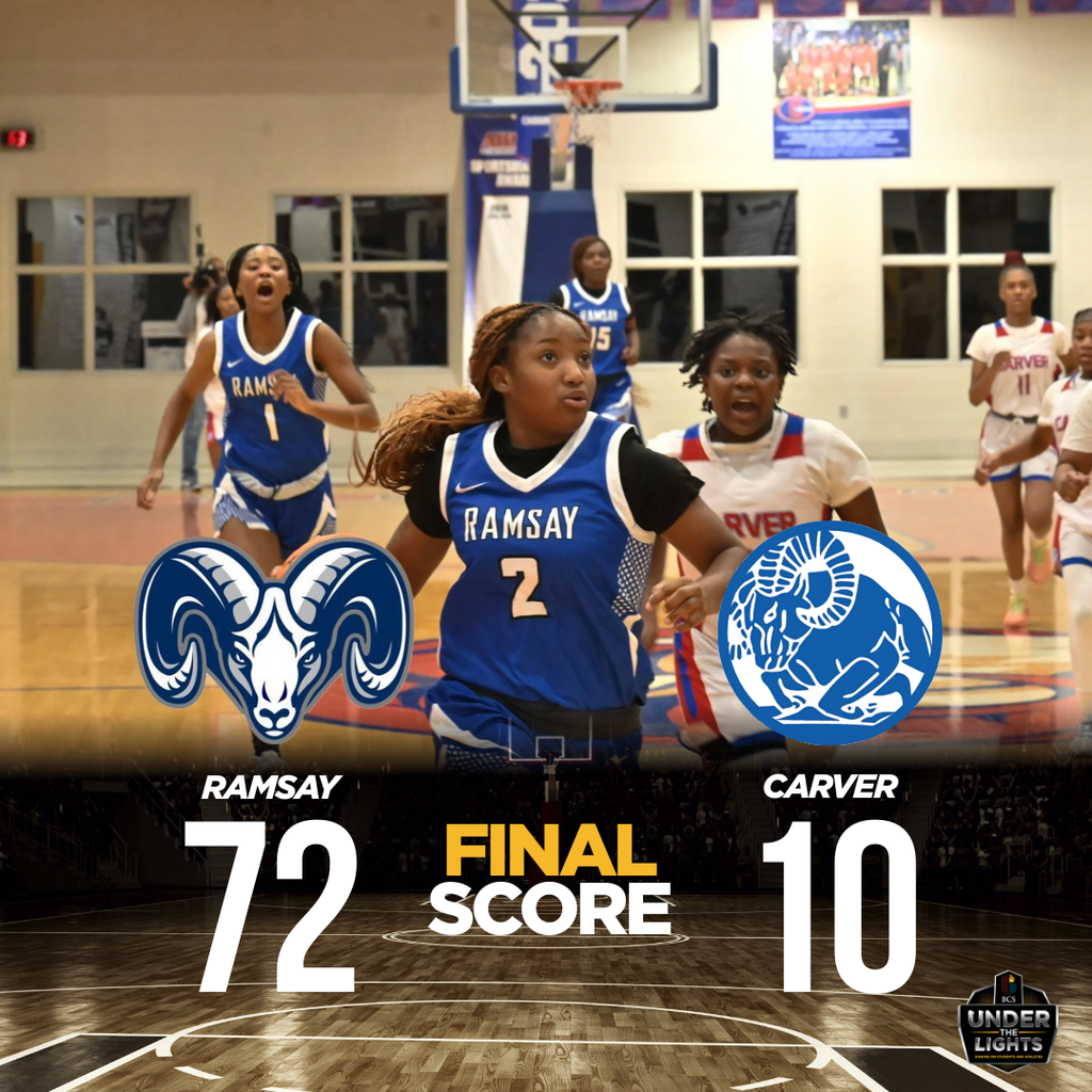 FINAL SCORE RAMSAY 72 CARVER 10