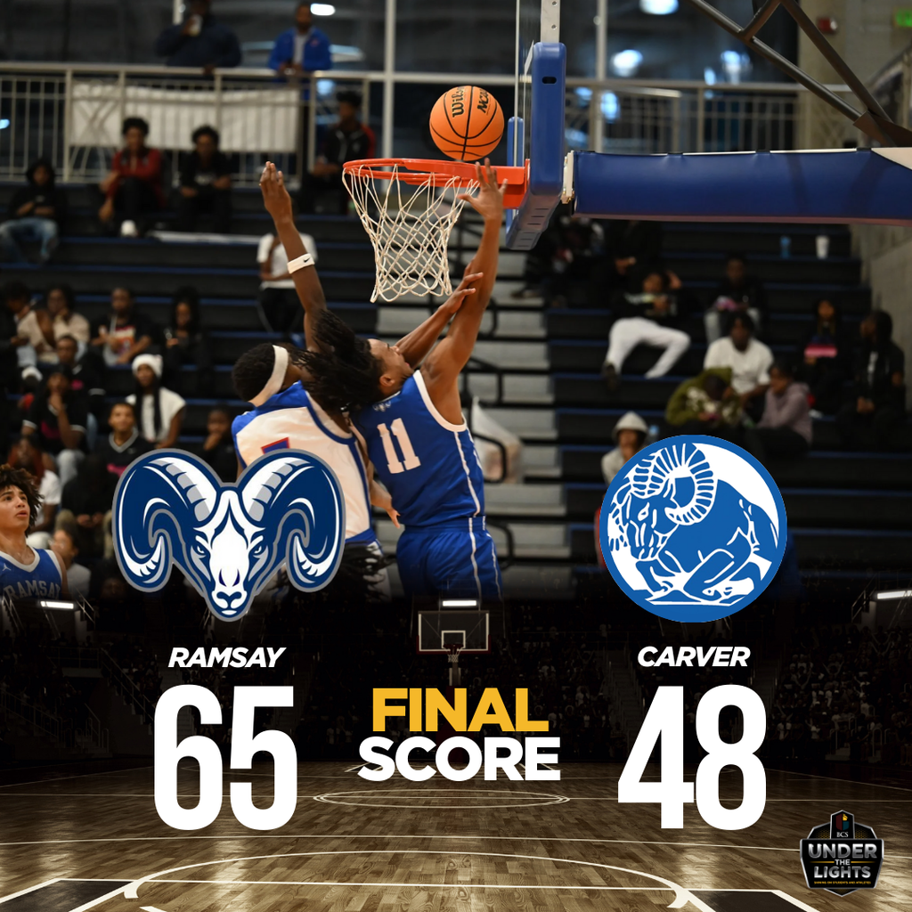 FINAL SCORE RAMSAY 65 CARVER 48