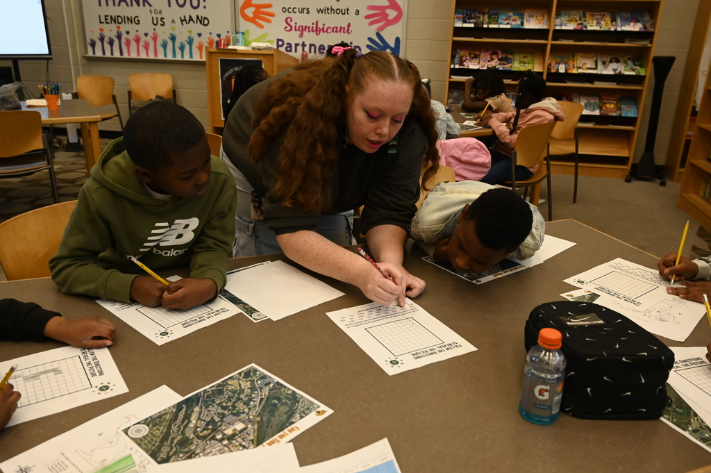 GIS mapping during STEAM Day at Oxmoor Valley