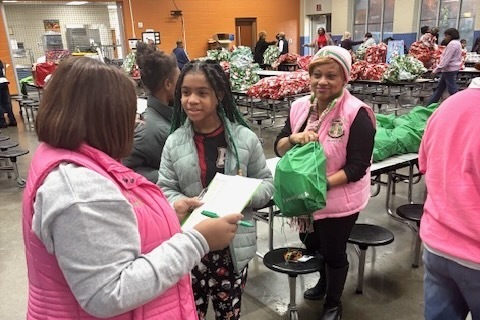 Phi Iota Omega Chapter of Alpha Kappa Alpha at Hayes K-8 School