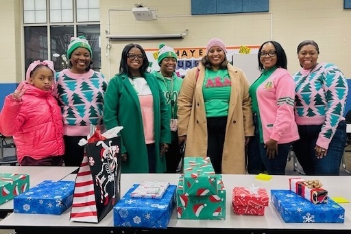 Phi Iota Omega Chapter of Alpha Kappa Alpha at Hayes K-8 School