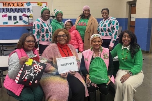 Phi Iota Omega Chapter of Alpha Kappa Alpha at Hayes K-8 School