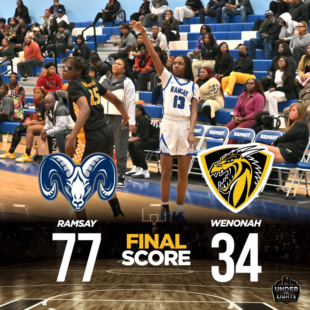 RAMSAY 77 FINAL SCORE WENONAH 34
