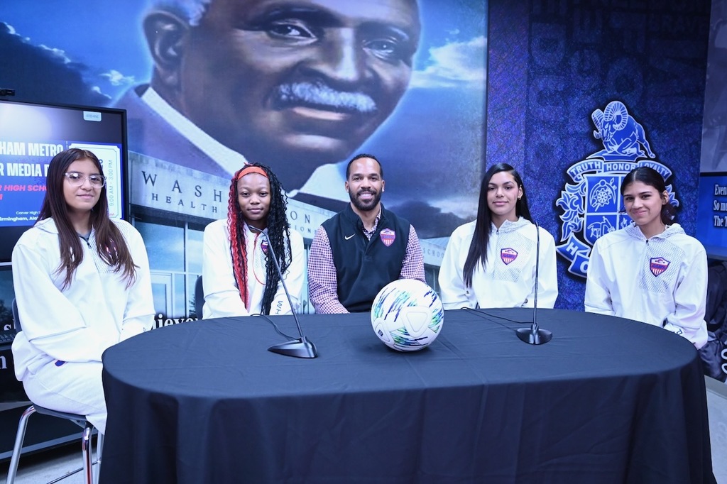 Carver Lady Rams at Birmingham Metro Soccer Day