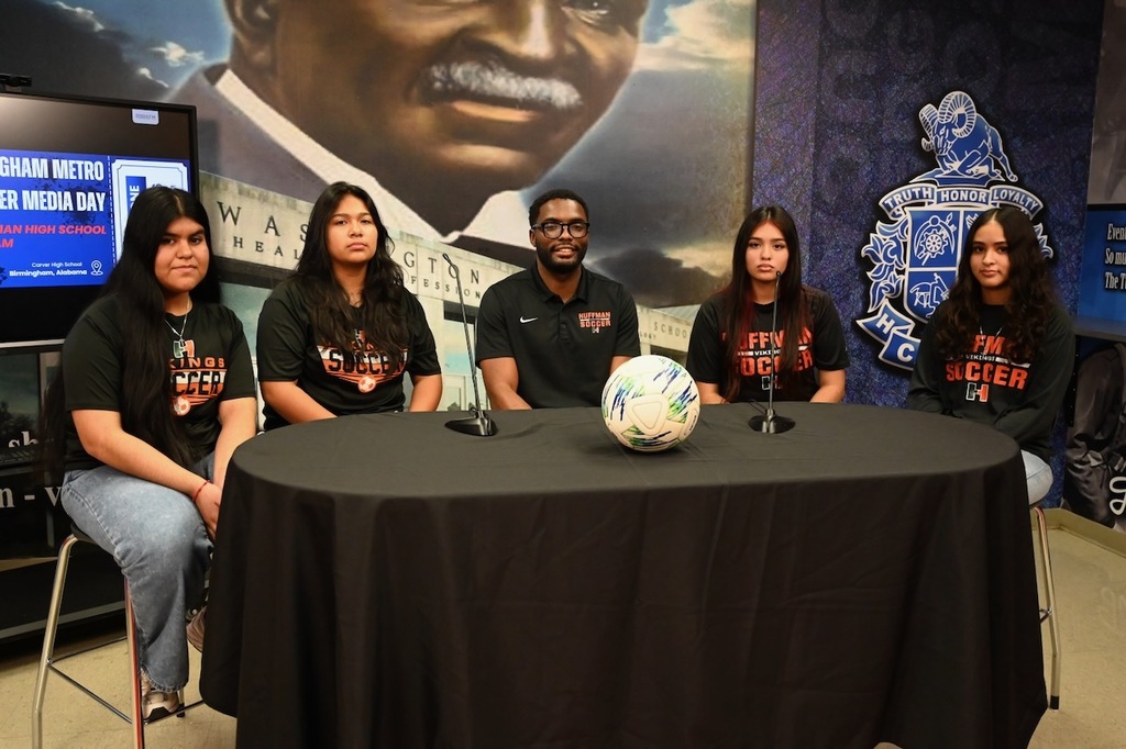 Huffman Lady Vikings at Birmingham Metro Soccer Media Days