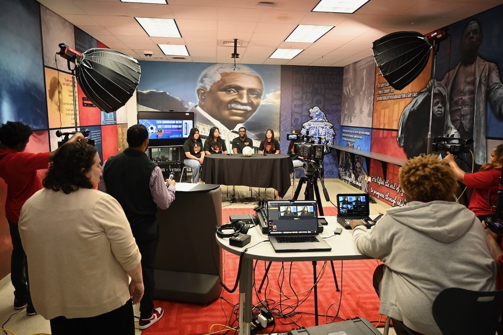 Huffman Lady Vikings at Birmingham Metro Soccer Media Days