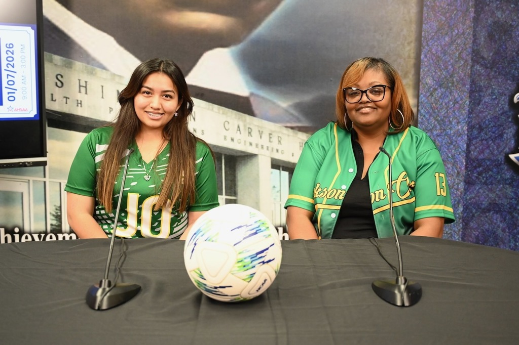 Lady Mustangs at Birmingham Metro Soccer Media Days
