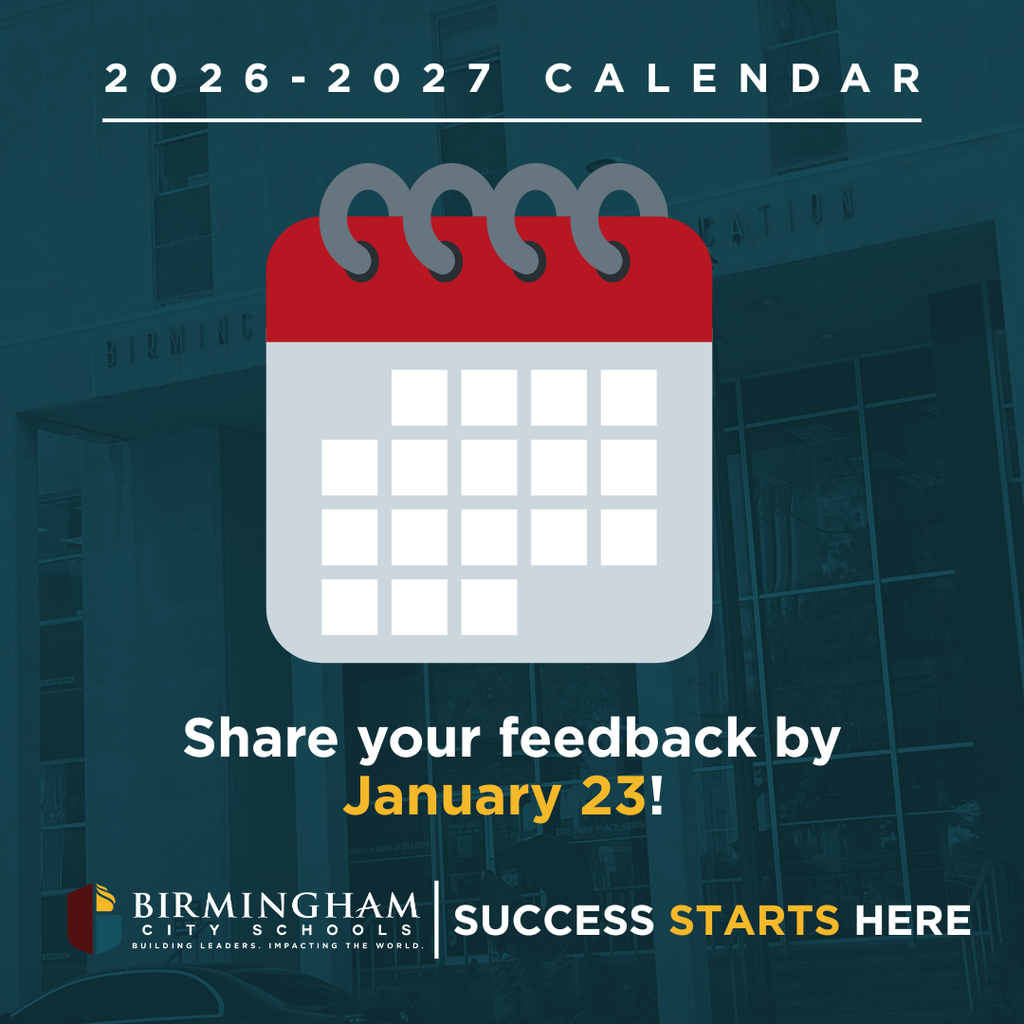2026-2027 calendar - Share your feedback by January 23! 