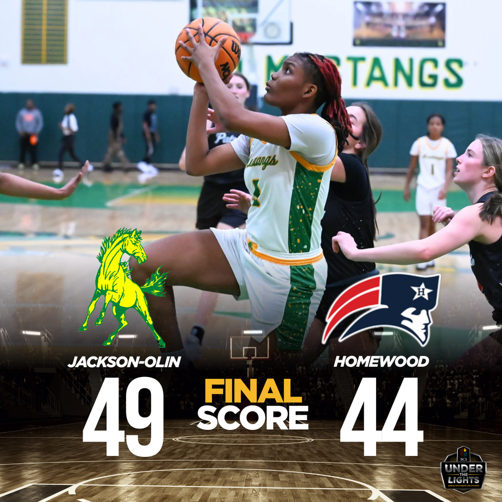 FINAL SCORE JACKSON-OLIN 49 HOMEWOOD 44