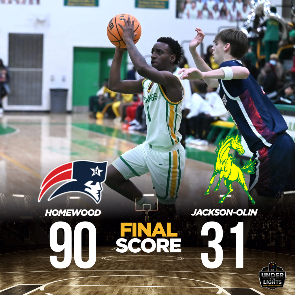 FINAL SCORE HOMEWOOD 90 JACKSON-OLIN 31
