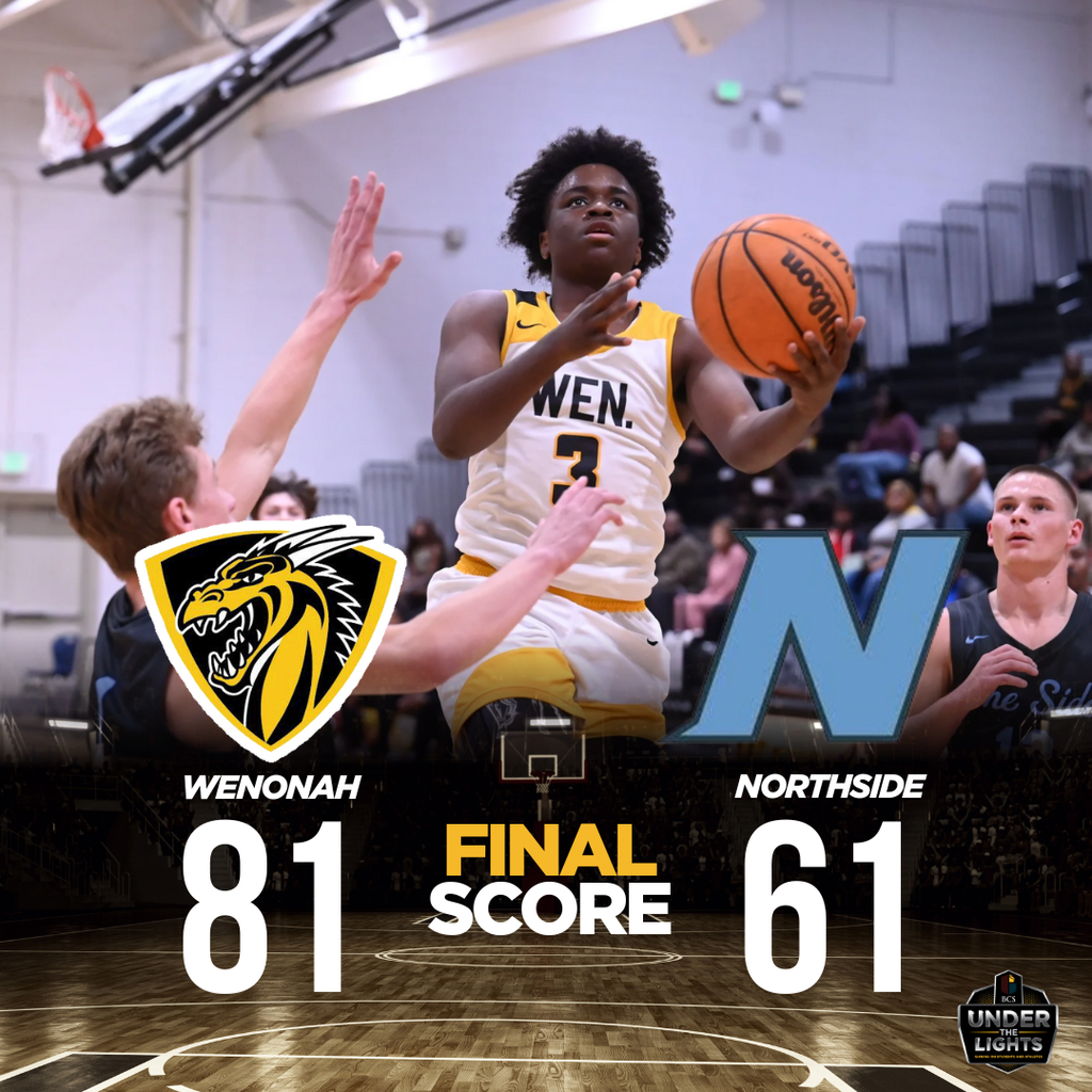 FINAL SCORE WENONAH 81 NORTHSIDE 61