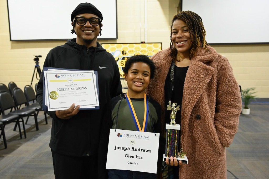 Joseph Andrews and his parents