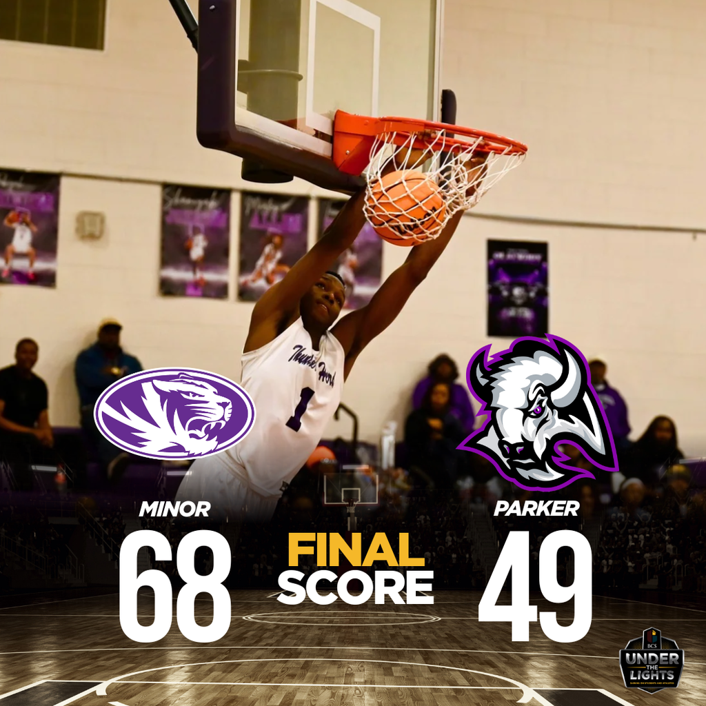 FINAL SCORE MINOR 68 PARKER 49
