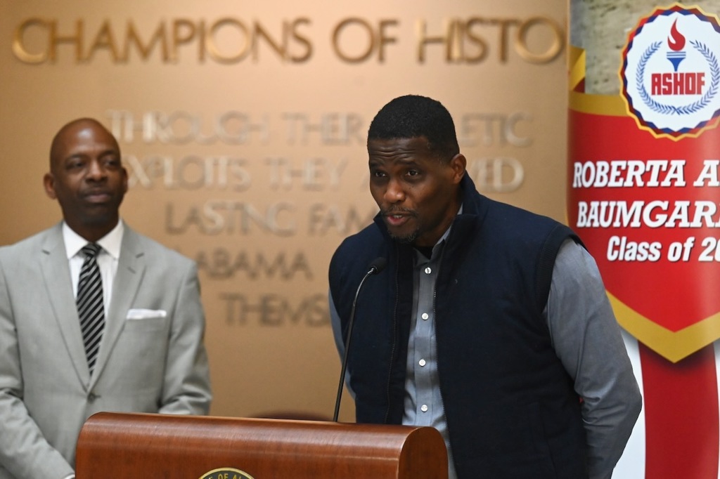 Board President Sherman Collins