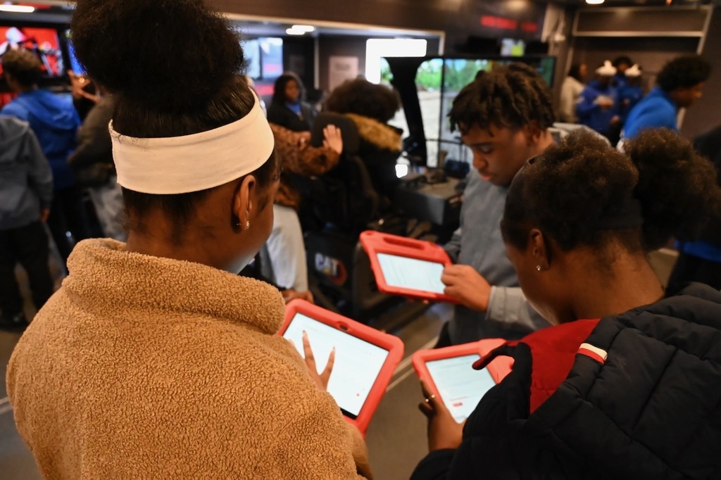 Ramsay Academy of Engineering on the Be Pro, Be Proud Alabama mobile workshop