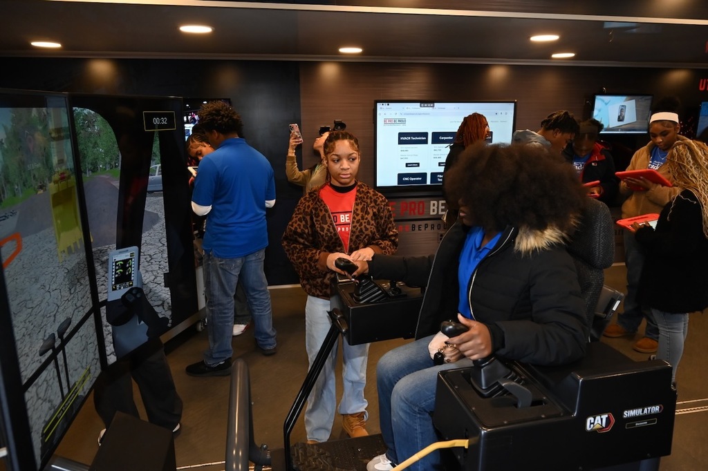 Ramsay Academy of Engineering on the Be Pro, Be Proud Alabama mobile workshop