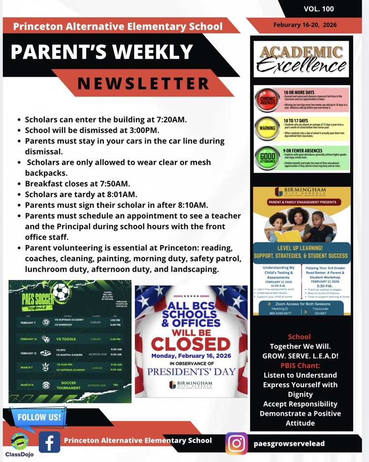 Week 25 (Parent Newsletter)