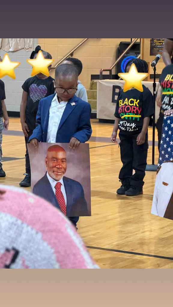 Is that Dr. Mark Sullivan?  Oxmoor Valley Elementary School pre-k scholar Sir Jones impersonated our superintendent for the school's #BlackHistoryMonth program this week. #SuccessStartsHere 