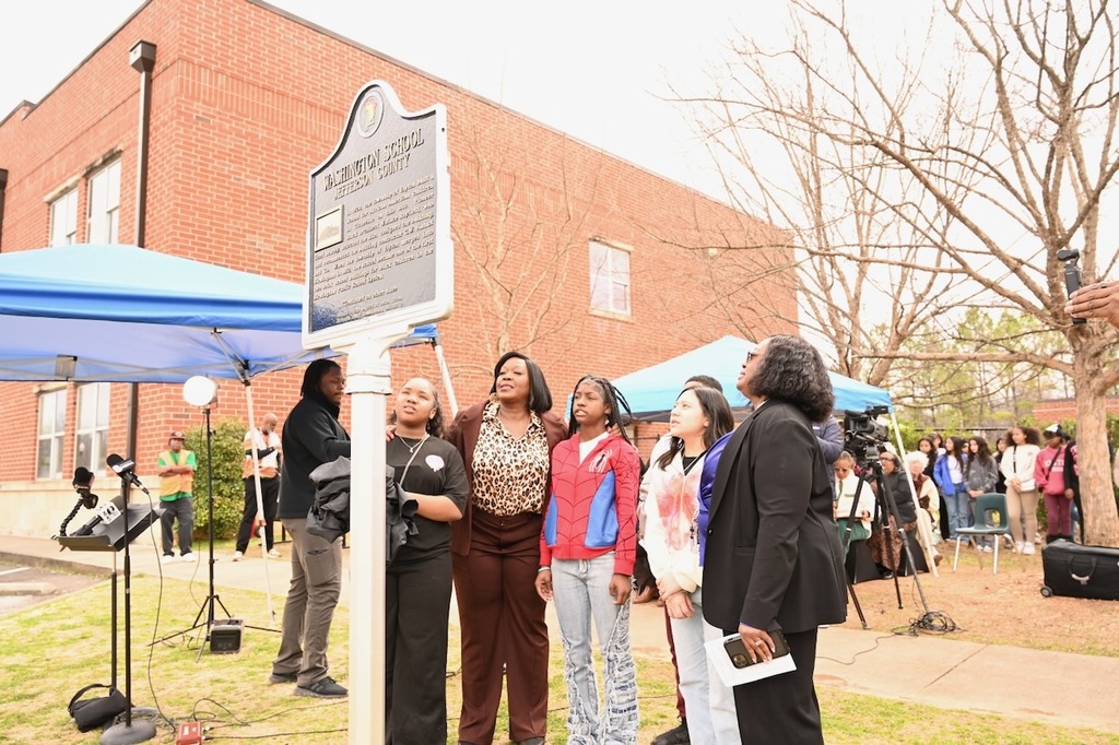 Washington School Historic Mark Dedication