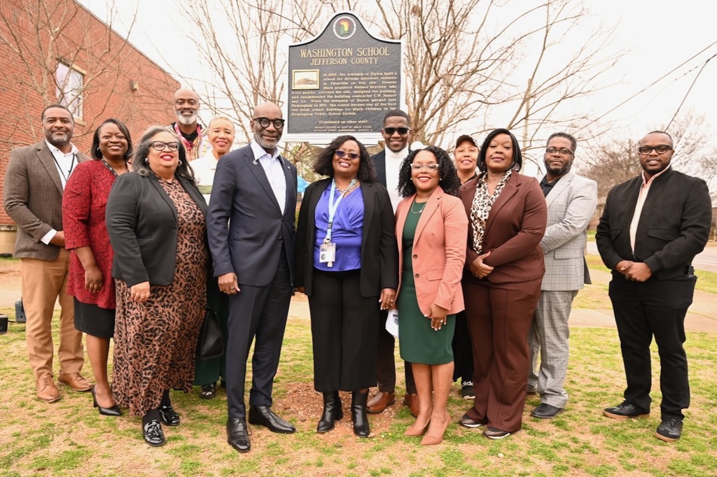 Washington School Historic Mark Dedication