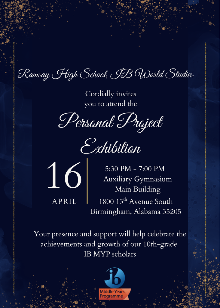 MYP Personal Project Exhibition