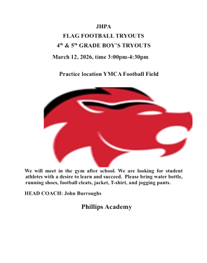 Flag Football Tryouts